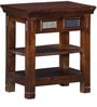 Lanford Solid Wood Bed Side Table in Provincial Teak Finish