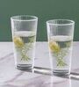 L ong Striped 300ml (Set of 2) Cocktail Glass