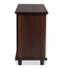Look Out TV Console In Brown Teak Finish