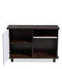 Look Out TV Console In Brown Teak Finish