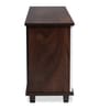Look Out Two Door TV Console In Brown Teak Finish