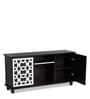 Look Out Two Door TV Console In Wenge Finish
