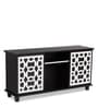 Look Out Two Door TV Console In Wenge Finish