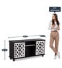 Look Out Two Door TV Console In Wenge Finish