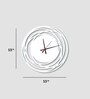 White MDF Wall Modern Wall Clock