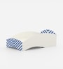 Loopy Loop Toddler Bed in White and Blue Stripes