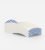 Loopy Loop Toddler Bed in White and Blue Stripes