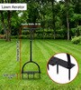 Green Ergonomic Loosener Heavy Duty 4 Spike Lawn Aerator