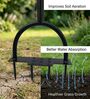 Green Ergonomic Loosener Heavy Duty 4 Spike Lawn Aerator