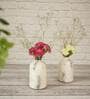 Lorain White Iron (Pack of 2) Vases