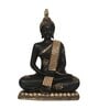 Lord Buddha Black Polyresin Idol