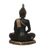 Lord Buddha Black Polyresin Idol