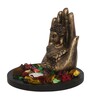 Lord Buddha Black Wood Idol