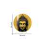 Lord Buddha Blessing Acrylic Round Wall Art