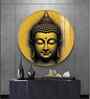 Lord Buddha Blessing Acrylic Round Wall Art