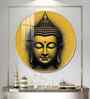 Lord Buddha Blessing Acrylic Round Wall Art