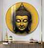 Lord Buddha Blessing Acrylic Round Wall Art