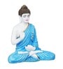 Lord Buddha Blue Polyresin Idol