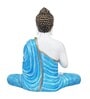 Lord Buddha Blue Polyresin Idol