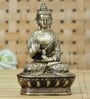 Lord Buddha Brown Brass Idol