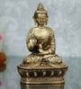 Lord Buddha Brown Brass Idol