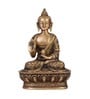 Lord Buddha Brown Brass Idol