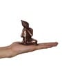 Lord Buddha Brown Metal Idol
