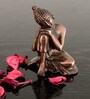 Lord Buddha Brown Metal Idol