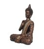 Lord Buddha Brown Polyresin Idol