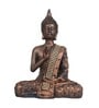 Lord Buddha Brown Polyresin Idol