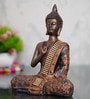 Lord Buddha Brown Polyresin Idol