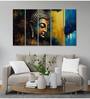 Lord Buddha Face Art Art Panels