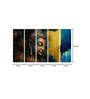 Lord Buddha Face Art Art Panels