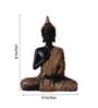 Lord Buddha Gold Polyresin Idol