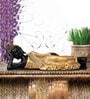 Lord Buddha Gold Polyresin Idol