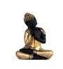 Lord Buddha Gold Polyresin Idol
