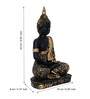 Lord Buddha Gold Polyresin Idol