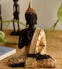 Lord Buddha Gold Polyresin Idol
