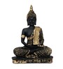 Lord Buddha Gold Polyresin Idol