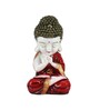 Lord Buddha Red Polyresin Idol