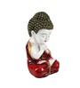 Lord Buddha Red Polyresin Idol