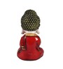 Lord Buddha Red Polyresin Idol