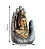 Lord Buddha Silver Polyresin Idol