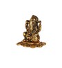 Lord Ganesh Gold Aluminium Religious Idols