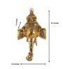 Lord Ganesh Gold Aluminium Religious Symbols