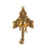 Lord Ganesh Gold Aluminium Religious Symbols