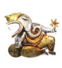 Collectibles Iron Lord Ganesha Wall Art In Gold