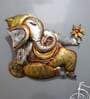 Collectibles Iron Lord Ganesha Wall Art In Gold