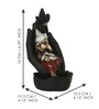Lord Ganesha Black Polyresin Idol