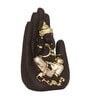 Lord Ganesha Black Polyresin Idol